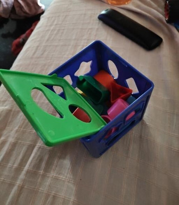 Dorytoys Baby Educational Shape Sorter Toy – Safe & Durable Cube Design(1 Pieces)