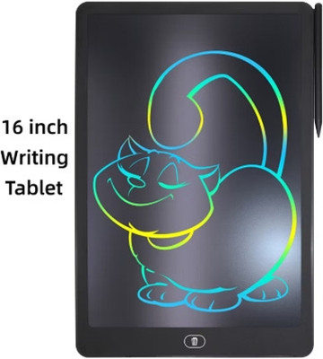 Glancing 16 inch LCD Writing Pad ,Writing Tablet(Multicolor, Black)