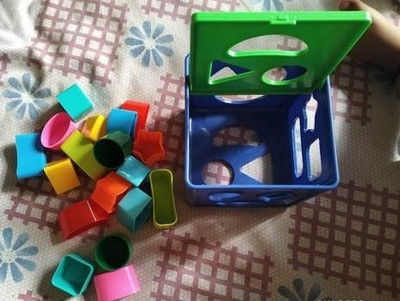 Dorytoys Shape Sorting Cube With 18 Shape And Different Color-CUBE BLUE-347-(Multicolor)