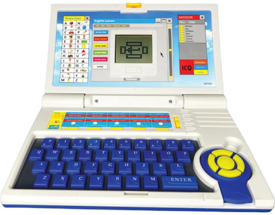 KHELOZZ Laptop 20 Fun Activity Learning Machine, Now Learn Letter, Words(Multicolor)