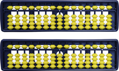 Nivita 15 Rads Abacus Tool Kit, Problem Solving, Yellow pack of-02(Yellow)