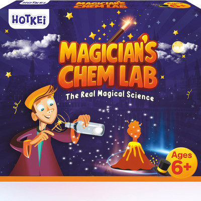 HOTKEI Magicians Chem Lab Science Magic Experiment Kit Set Birthday Gifts Toys for Kids(Purple)