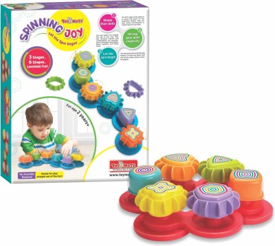 Toymate Spinning Joy -A Shape 'N' Spin Gear Sorter Game. A Developmental Activity Toy(Multicolor)