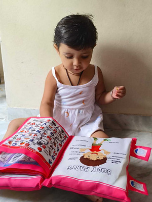 JERU CREATION Cotton Cushions & Pillows Cover(12 cm*10 cm, Pink)