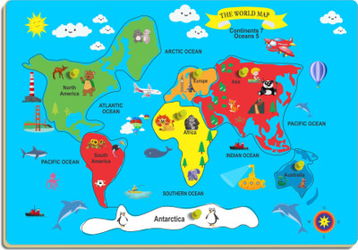 VMTS THE WORLD MAP Educational Board Games