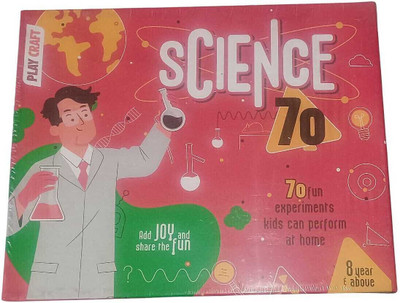 Utkarsh Science 70 Kit for Kids, Fun and Educational Experiments Kids can Perform(Multicolor)