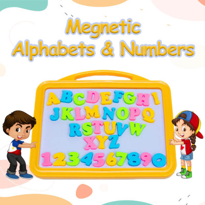 zokato Educational 3 in 1 Lovely Magnetic Slate - yellow(Yellow)