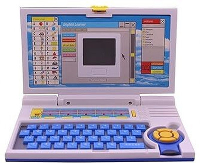 OSSIFY 20 Learning & Playing Activities|Blue & White Color,Dual Power Supply(Blue)