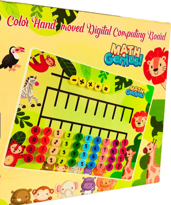 Archana Novelty Preschool Math Puzzle Toy – Educational Learning Board with Numbers & Signs(Multicolor)
