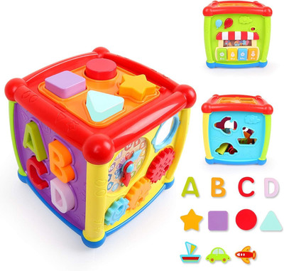 CountryLink Fancy Cube 6 in 1 Educational & Learning Including Blocks Activity Toy(1 Pieces)