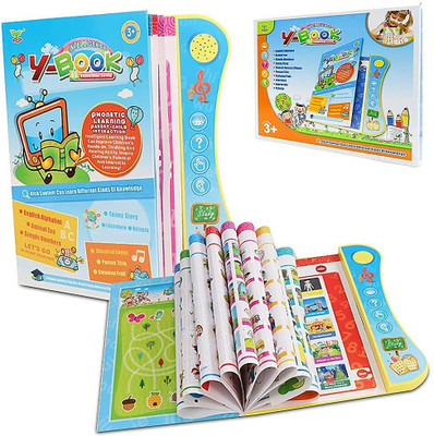 SPKART My English E-Book English Reading Study Guide ABCD Learning E-Book Sound Book(Multicolor)