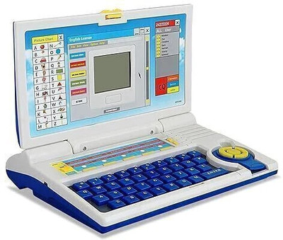 TRICKS TOY Laptop Toy 20 Activities and Games Toy Fun Computer Notebook Laptop, LED Display(Multicolor)