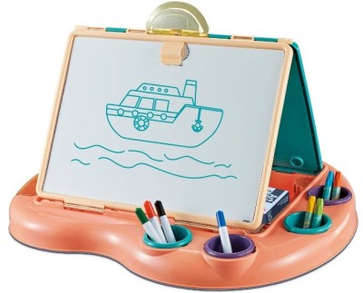 Ophiuchus My First Art Studio 2 in 1 Multipurpose Double Faced Erasable Drawing Board(Multicolor)