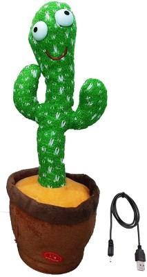 Childgossip Newest Dancing Cactus Talking Repeats What You Say Cactus and Mimicking Toy(Green)