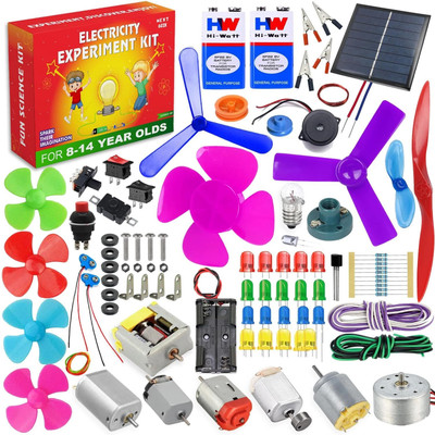 NEXT GEEK Science Project Kit 130+ Experiment DC Motor Kit STEM Gift for Boys & Girls(Multicolor)