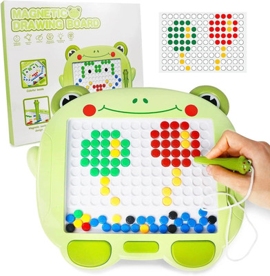 MY BABY LOVE A PERFECT CARE Magnetic Drawing Board for Toddlers, Anti-Loss Doodle Board with Magnetic Pen(Multicolor)