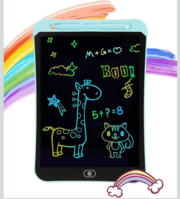 Mira Farmcraft 8.5 Inch LCD Writing Tablet Electronic Magic Slate Kids Drawing Doodle with Pen(Multicolor)