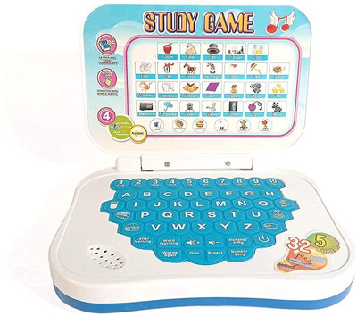 SavanShree Mini Laptop for Kids, with Sounds. Learn English Study Game(Multicolor)
