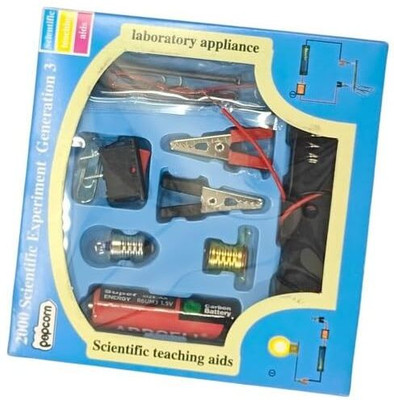 ERHIndia DIY Electronic Science Experiment Project Material Kit for Kids(Multicolor)