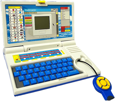 JR CLUB Learning Baby Computer 20 Fun Activities Laptop for Kids Learn Letter(Multicolor)