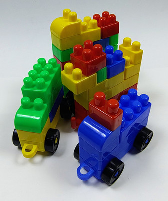 Meesaj Building Blocks Intellectual Blocks Set – Fun with Shapes & Colors Toy for Kids(Multicolor)