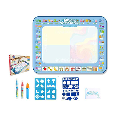 Climberty Magic Water Doodle Mat for Kids Large Reusable Graffiti Drawing Board Creative(Multicolor)