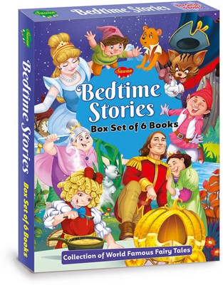 Bedtime Stories Box Set | Collection Of World Famous Fairy Tales | Set Of 6 Books | Fairy Tales Box(Hardcover, Sawan)