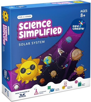 Fevicreate Make Your Solar System DIY Kit(Multicolor)
