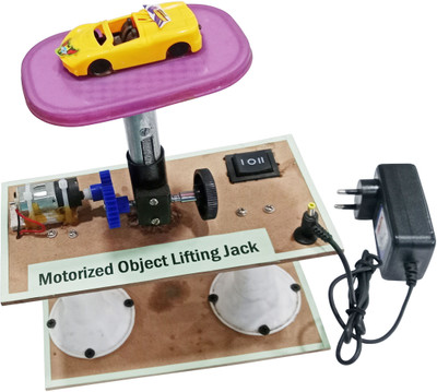 MELODY's Motorized Object Lifting Jack Physics Science Mechanical Working Project.(Multicolor)
