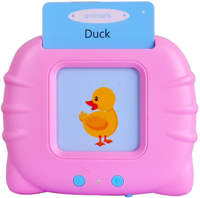 ToysCharm Flash Cards for Kids English Words Preschool Reading Early Talking Toy - 100 pcs(Multicolor)