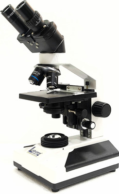 labcare Pathological Research Binocular Microscope with LED Illumination Free 50 Slides(White)
