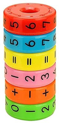TakshEnterprise MATH GAME MATH CALCULATE MATH CIRCLE(6 Pieces)