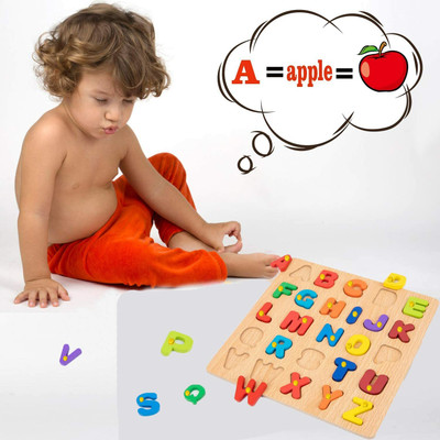 Childgossip Learn Alphabet board ABCD Alphabet matching toy Early Learning Educational Toys(1 Pieces)