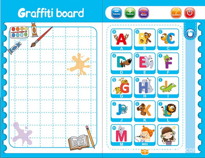 Ruffo Kids Interactive Sound Book – Perfect for 2-5 Year Olds(Multicolor)