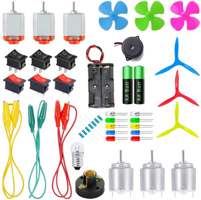 SYMFONIA All Necessary Experimental Learning Science Project Kit For Students(47 Items)(Multicolor)