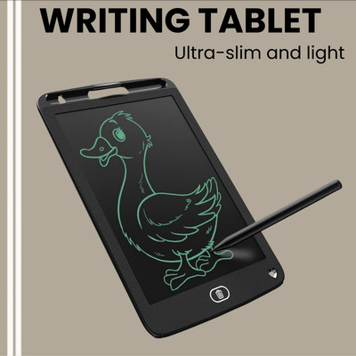 GUGGU LCD (Writing Tablet) Pad with 8.5In for Drawing Best Birthday Gifts for KidsR376(Black)