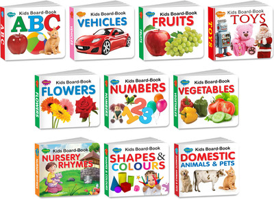 My First Learning Library: Pack Of 10 Board Books For Kids | Super Jumbo Combo For Collecters And Library Board Books(Board Book, Manoj Publications Editorial Board)
