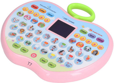 a.s.traders Kids Tablet Learning Pad toy Learn ABCD and 123 for Kids TA12(Multicolor)