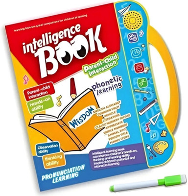 Gezeno Intelligence Book for Children, English Letters & Words Learning E-Book(Multicolor)