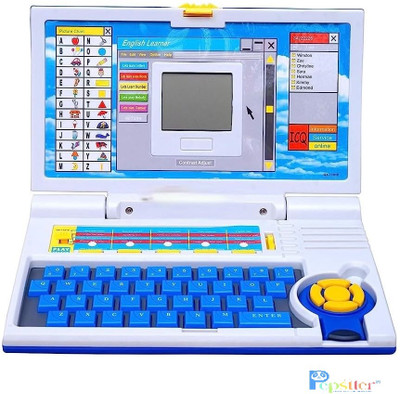 Pepstter Educational Laptop Computer Toy with Mouse for Kids 3 Years - 20 Fun Activity(Multicolor)