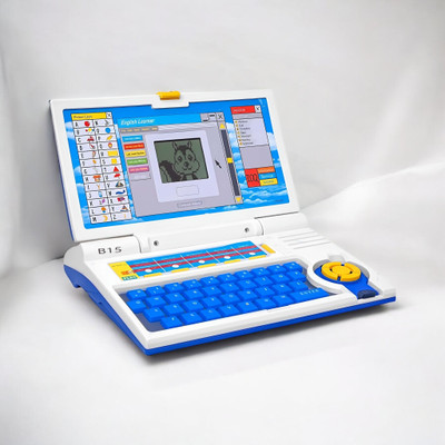 Mahi Zone Educational English Learner Laptop with Mouse for Kids 20 Activity Games_M305(Multicolor)
