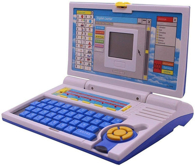 Sakshu Toys Educational Learning Kids Laptop With LED Display & Music(Multicolor)
