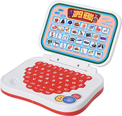 AEXONIZ TOYS Study Game Toy laptop With Music And Alphabet Sound And Lights(Multicolor)