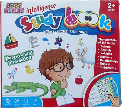 ZESTHOME Intelligence Study Book for Kids – Interactive Learning & Education Sound Book(Multicolor)