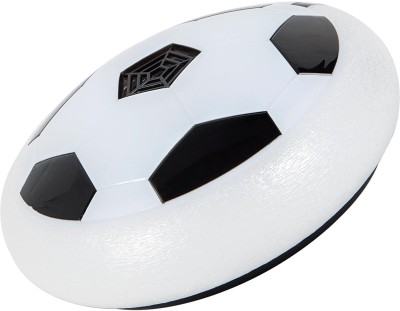 RAINBOW RIDERS LED Hover Football Indoor Soccer with Soft Foam Bumpers Smart Air Technology 3+(White)