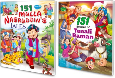 Sawan Present Set Of 2 Story Books | 151 Series | Mulla Nasruddin & Tenali Rama(Perfect Binding, Manoj Publications Editorial Board)