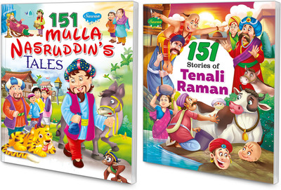Best For Children Set Of 2 Story Books | Tenali Raman & Mulla Nasruddins Tales(Paperback, Manoj)
