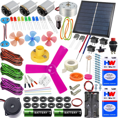 NEXT GEEK DIY Science Project Kit 150+ Experiment DC Motor Kit STEM Gift for Boys & Girls(Multicolor)