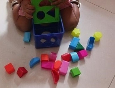 Dorytoys Soft Edge Shape Sorter Cube – Ideal for Infants & Toddlers(1 Pieces)
