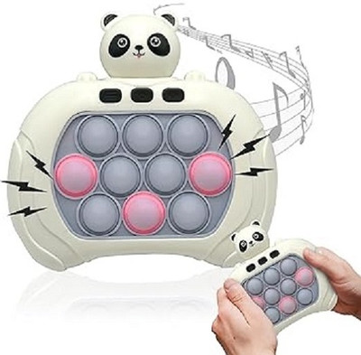 MY BABY LOVE A PERFECT CARE Fast Push Bubble Game, Pop Fidget Light Up Handheld Game Toys(Multicolor)